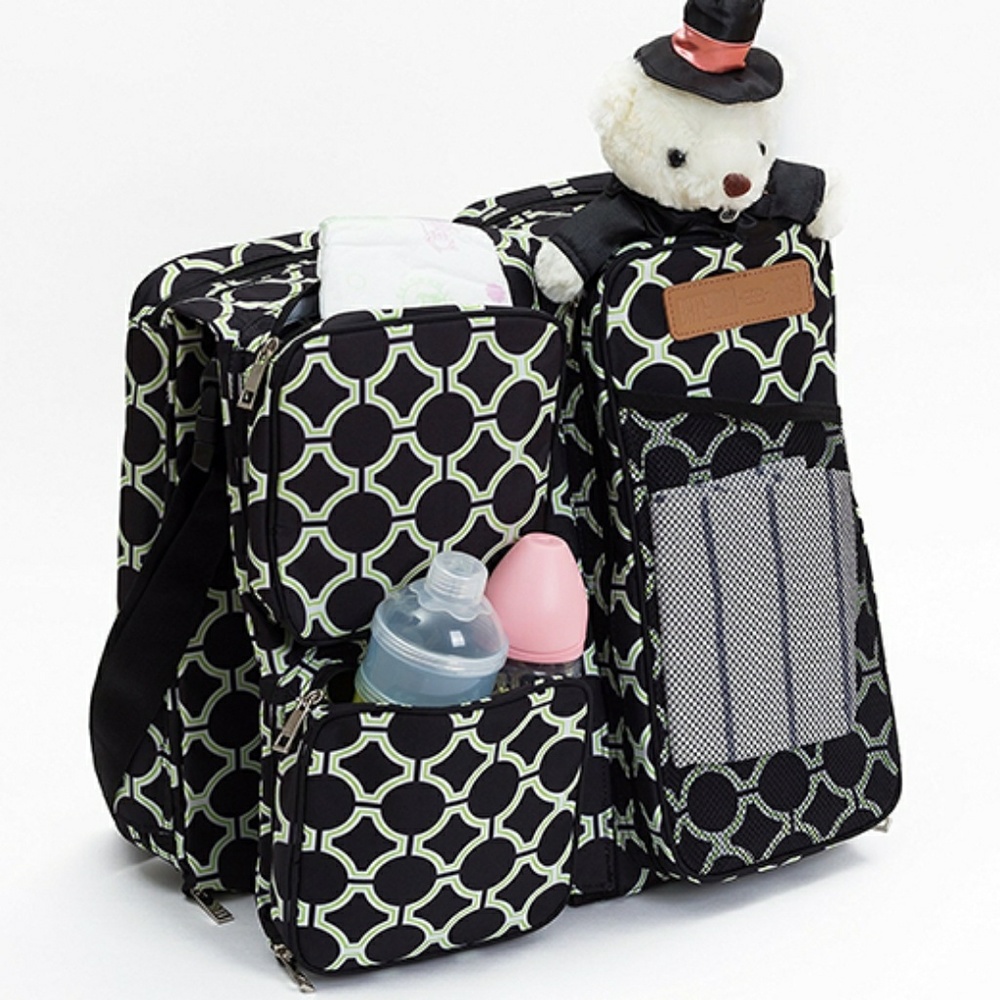 3 in 1 Travel Diaper Bag Change Play Nap Mat